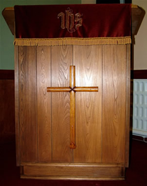 Stuart King's pulpit