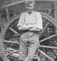 Reg Tilbury as a young man