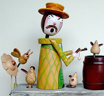 Automaton built by Stuart King