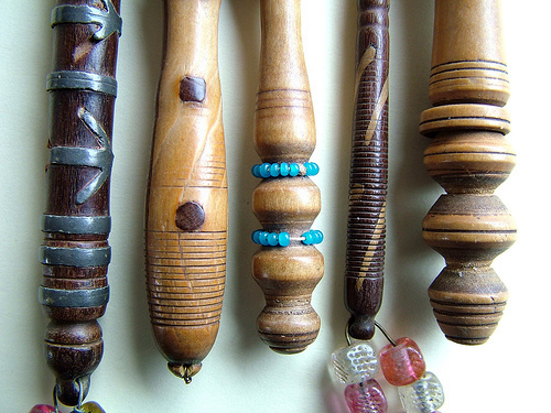 Decorated bobbins